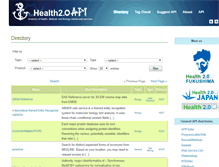 Tablet Screenshot of health2api.com